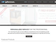 Tablet Screenshot of berenson.ca